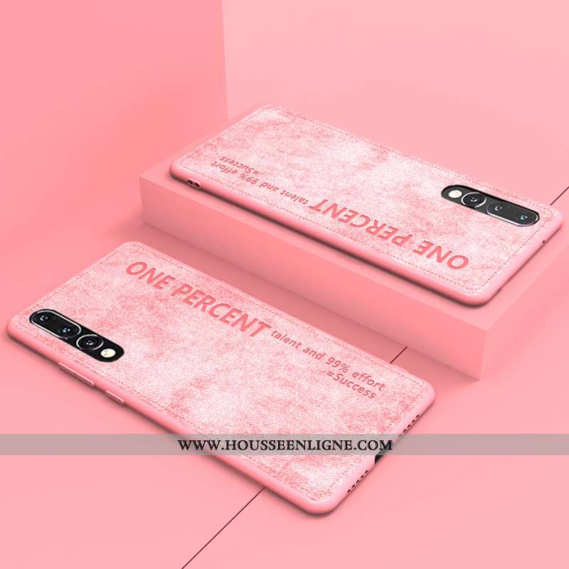 Coque Huawei P20 Pro Silicone Protection Ultra Nouveau Téléphone Portable Rose