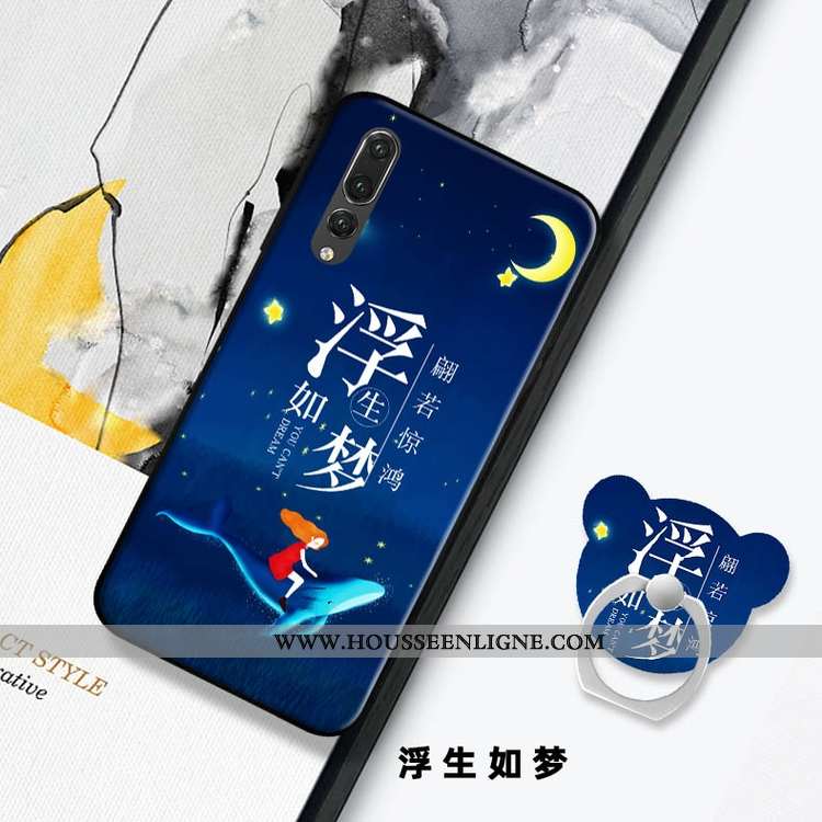 Coque Huawei P20 Pro Tendance Mode Téléphone Portable Tout Compris Protection Support Rouge