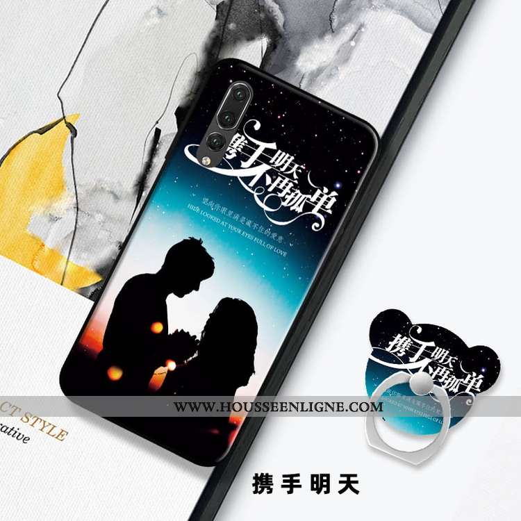 Coque Huawei P20 Pro Tendance Mode Téléphone Portable Tout Compris Protection Support Rouge