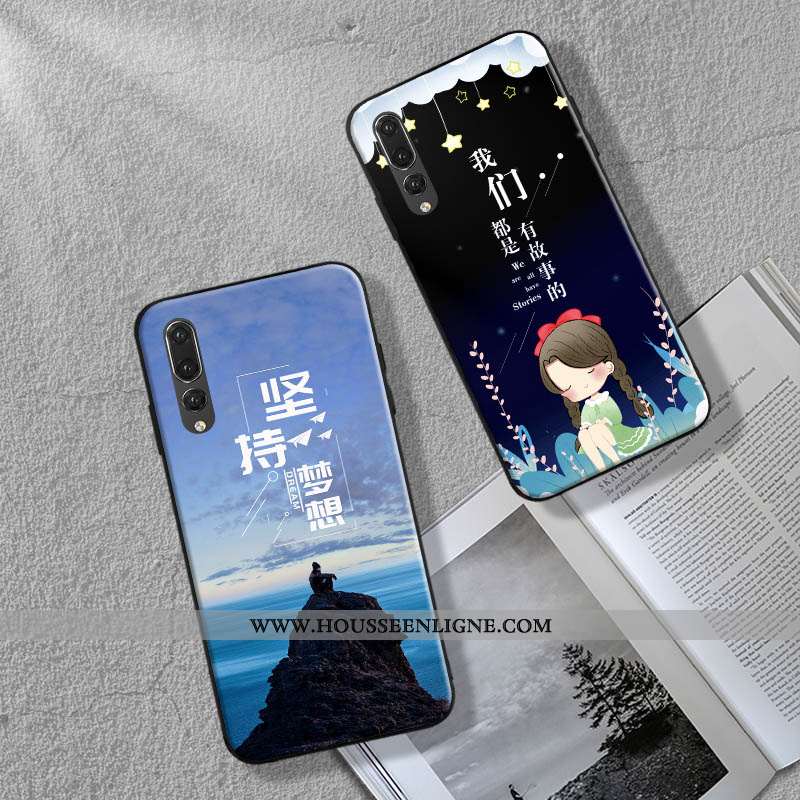Coque Huawei P20 Pro Tendance Mode Téléphone Portable Tout Compris Protection Support Rouge