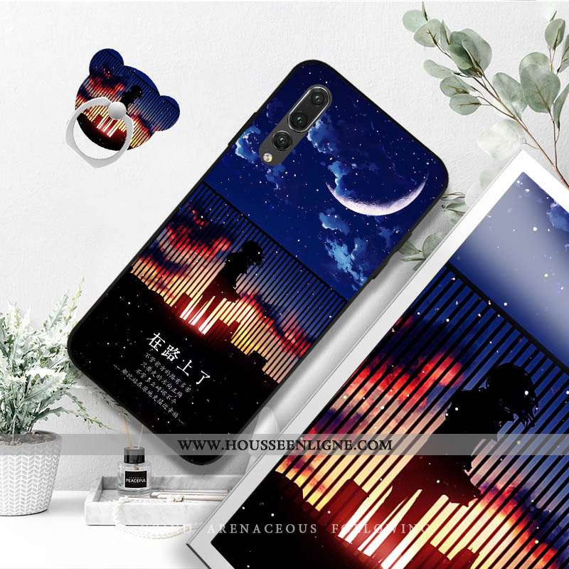 Coque Huawei P20 Pro Tendance Mode Téléphone Portable Tout Compris Protection Support Rouge