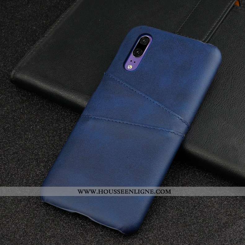 Coque Huawei P20 Protection Personnalité Incassable Luxe Téléphone Portable Business Difficile Marro