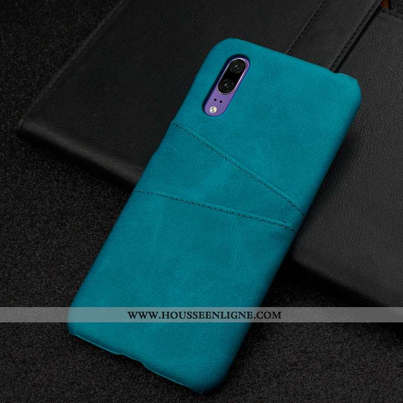 Coque Huawei P20 Protection Personnalité Incassable Luxe Téléphone Portable Business Difficile Marro