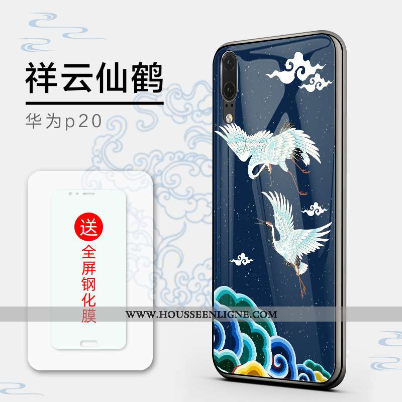 Coque Huawei P20 Silicone Protection Fluide Doux Tendance Luxe Incassable Noir