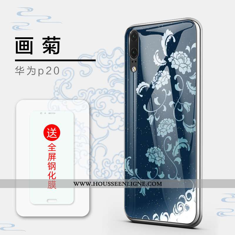 Coque Huawei P20 Silicone Protection Fluide Doux Tendance Luxe Incassable Noir