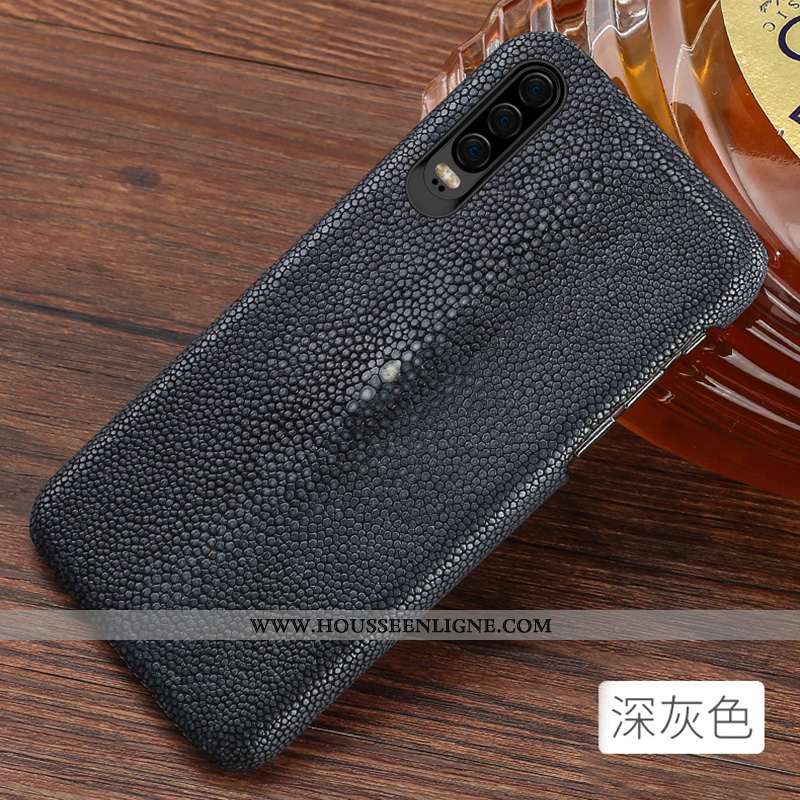 Coque Huawei P30 Cuir Protection Luxe Luxe Étui Personnalisé Nouveau Rose