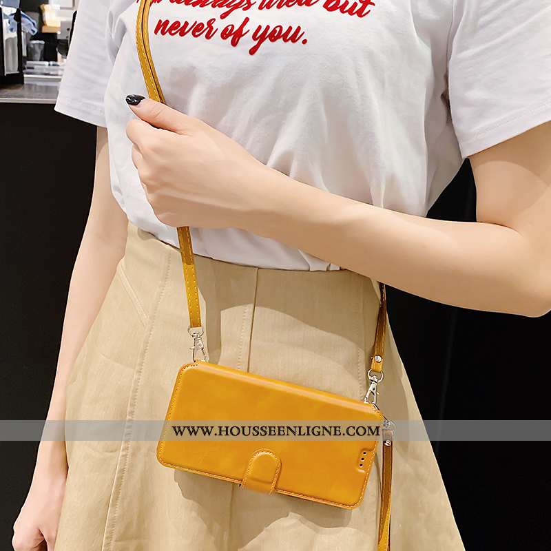Coque Huawei P30 Lite Xl Créatif Tendance Sac Carte Tout Compris Housse Étui Protection Jaune