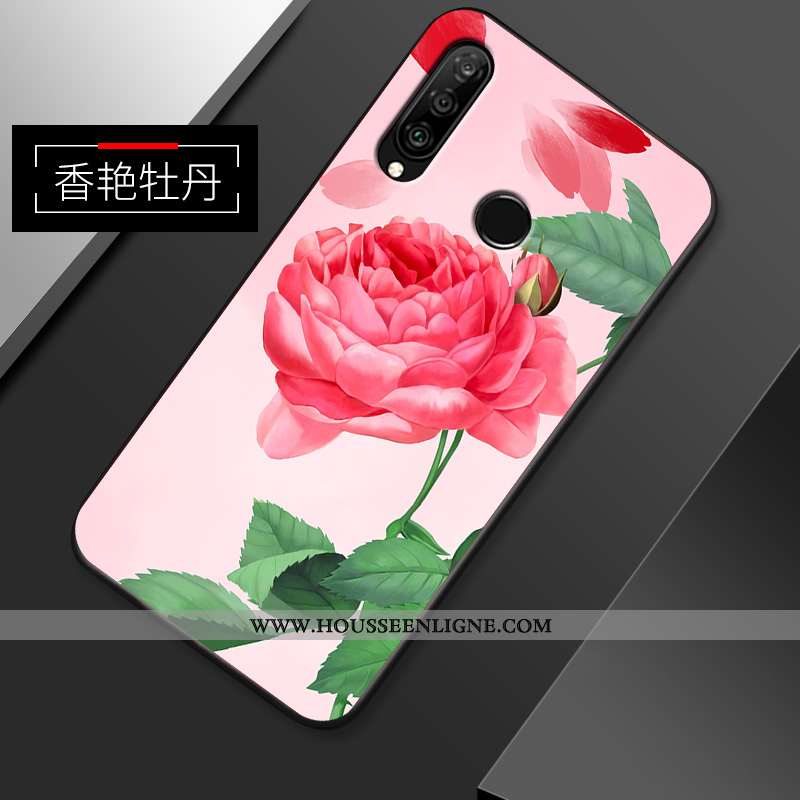 Coque Huawei P30 Lite Xl Créatif Ultra Incassable Protection Simple Fluide Doux Étui Verte