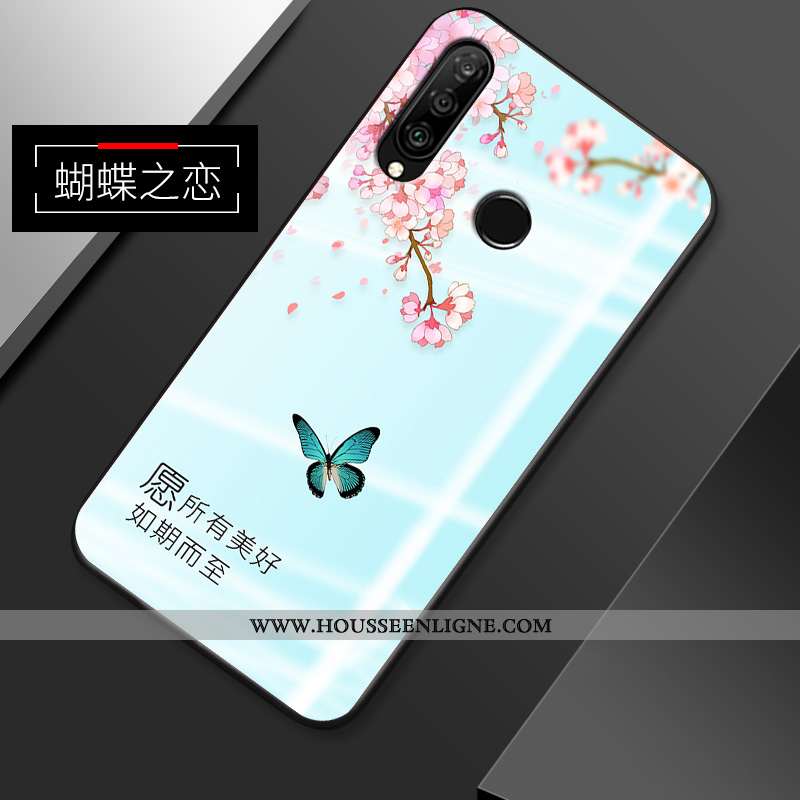 Coque Huawei P30 Lite Xl Créatif Ultra Incassable Protection Simple Fluide Doux Étui Verte