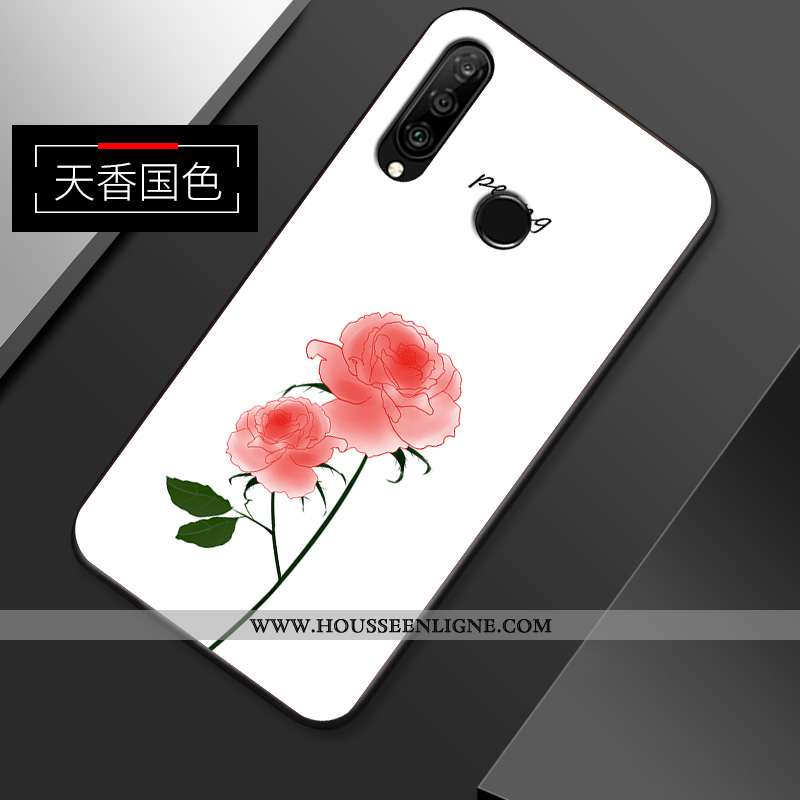 Coque Huawei P30 Lite Xl Créatif Ultra Incassable Protection Simple Fluide Doux Étui Verte