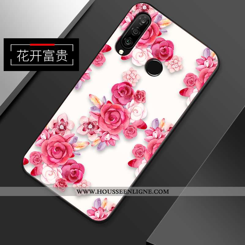 Coque Huawei P30 Lite Xl Créatif Ultra Incassable Protection Simple Fluide Doux Étui Verte