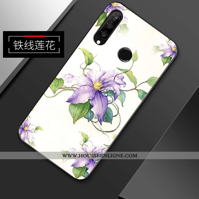 Coque Huawei P30 Lite Xl Créatif Ultra Incassable Protection Simple Fluide Doux Étui Verte
