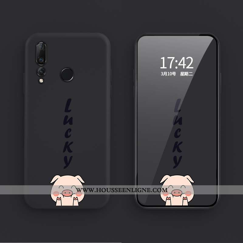 Coque Huawei P30 Lite Xl Personnalité Créatif Fluide Doux Chanceux Étui Petit Violet