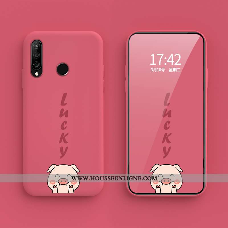 Coque Huawei P30 Lite Xl Personnalité Créatif Fluide Doux Chanceux Étui Petit Violet