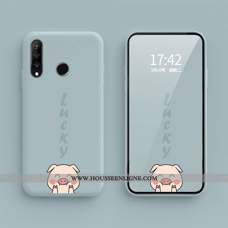 Coque Huawei P30 Lite Xl Personnalité Créatif Fluide Doux Chanceux Étui Petit Violet