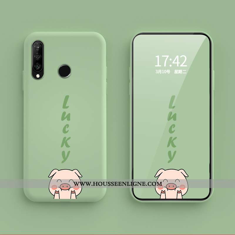 Coque Huawei P30 Lite Xl Personnalité Créatif Fluide Doux Chanceux Étui Petit Violet
