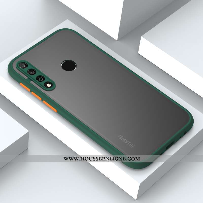 Coque Huawei P30 Lite Xl Protection Délavé En Daim Charmant Tendance Fluide Doux Net Rouge Incassabl