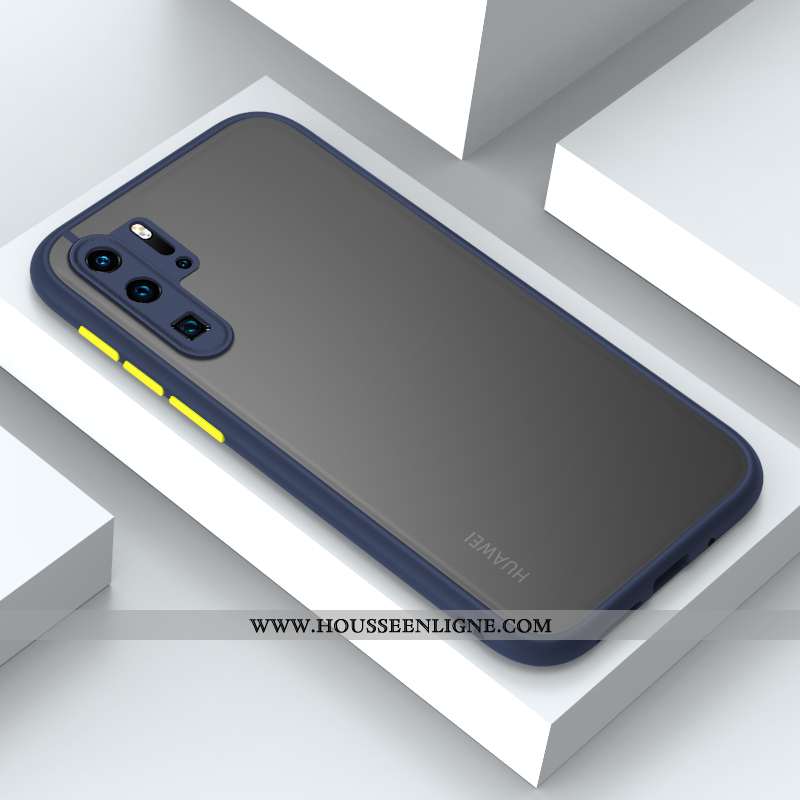 Coque Huawei P30 Lite Xl Protection Délavé En Daim Charmant Tendance Fluide Doux Net Rouge Incassabl