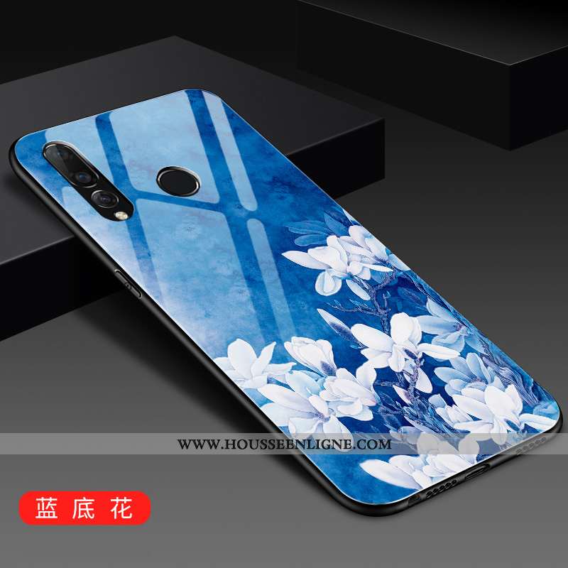 Coque Huawei P30 Lite Xl Tendance Mode Verre Blanc Personnalité Petit Blanche