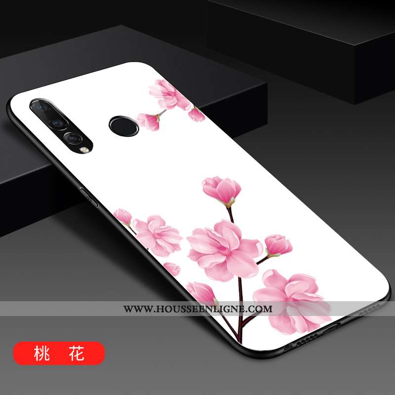 Coque Huawei P30 Lite Xl Tendance Mode Verre Blanc Personnalité Petit Blanche