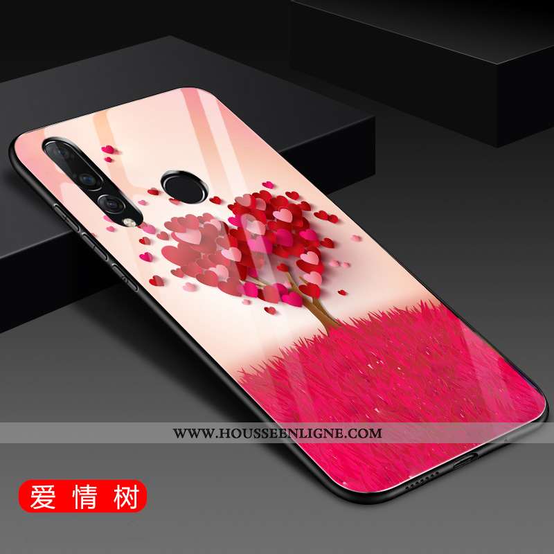 Coque Huawei P30 Lite Xl Tendance Mode Verre Blanc Personnalité Petit Blanche