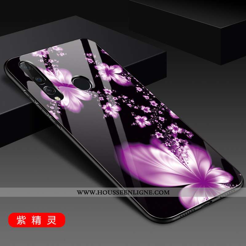 Coque Huawei P30 Lite Xl Tendance Mode Verre Blanc Personnalité Petit Blanche