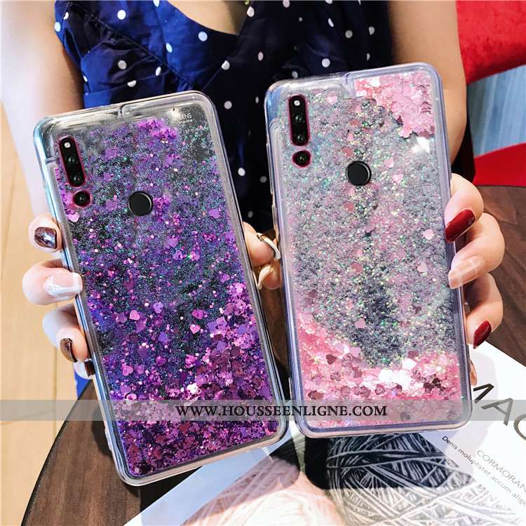 Coque Huawei P30 Lite Xl Téléphone Portable Violet Quicksand Étui