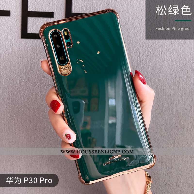 Coque Huawei P30 Pro Créatif Tendance Net Rouge Personnalité Luxe Silicone Orange