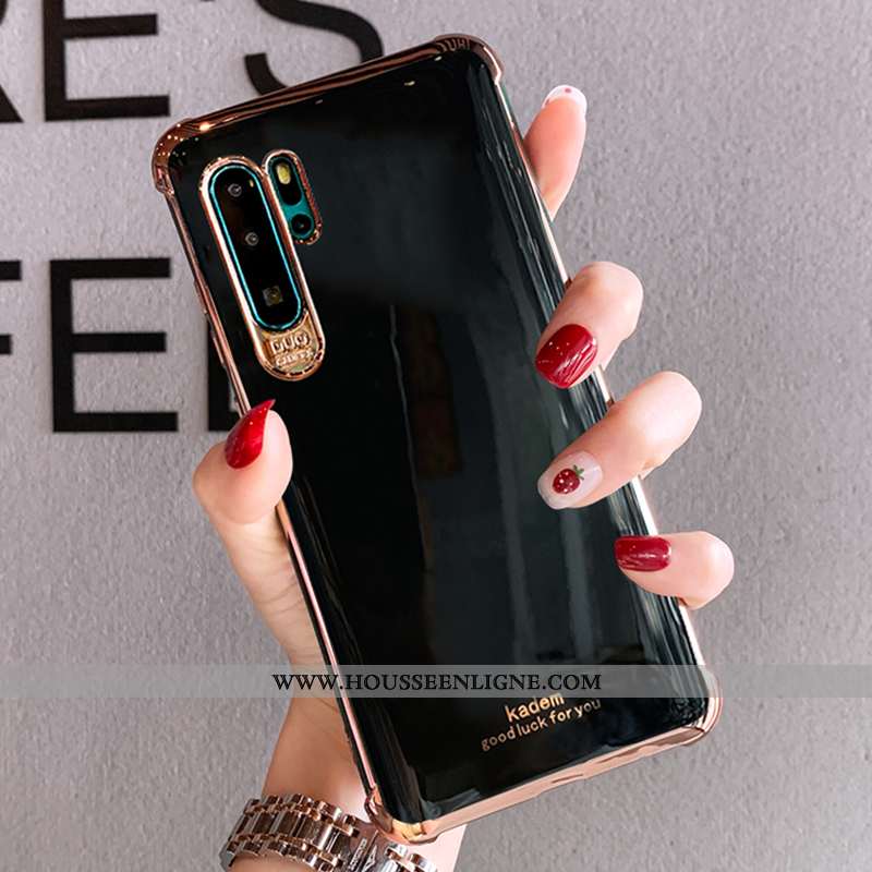 Coque Huawei P30 Pro Créatif Tendance Net Rouge Personnalité Luxe Silicone Orange