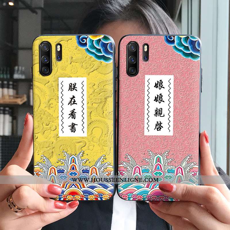 Coque Huawei P30 Pro Ornements Suspendus Personnalité Téléphone Portable Drôle Incassable Délavé En 