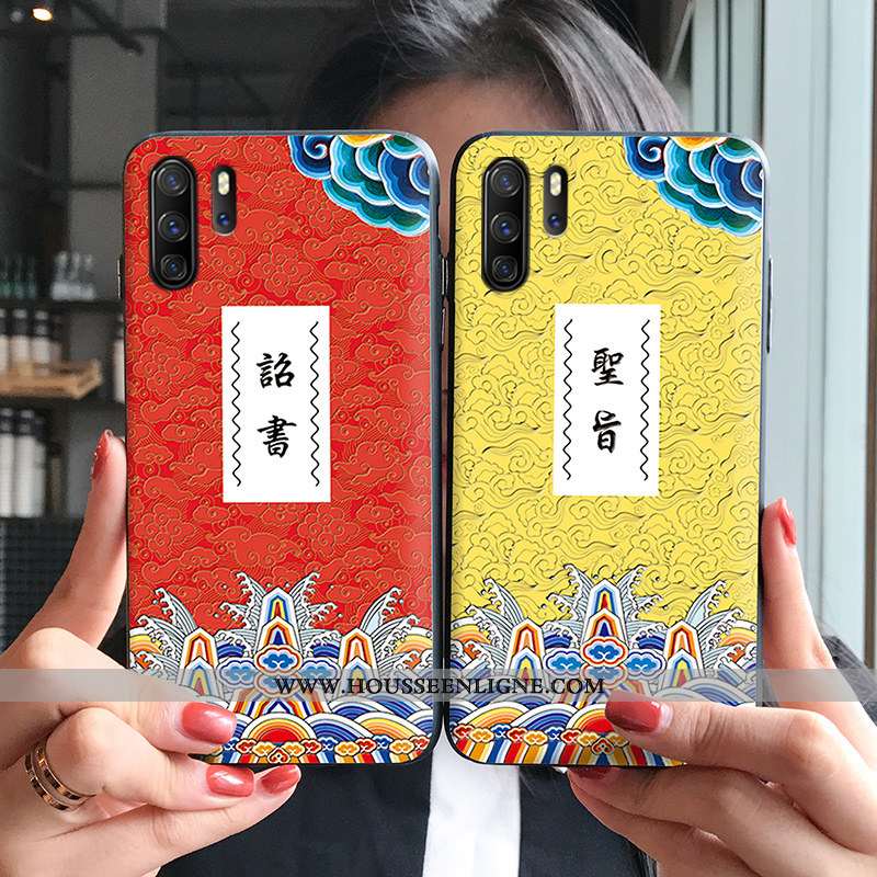 Coque Huawei P30 Pro Ornements Suspendus Personnalité Téléphone Portable Drôle Incassable Délavé En 