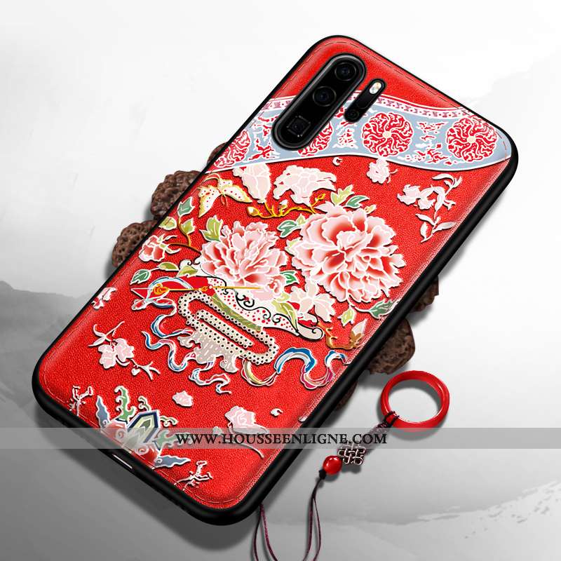 Coque Huawei P30 Pro Silicone Protection Tendance Dragon Nouveau Luxe Noir