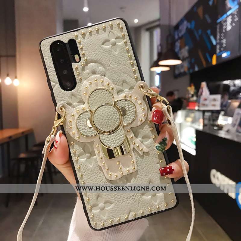 Coque Huawei P30 Pro Tendance Cuir Luxe Rouge Qualité Support Europe