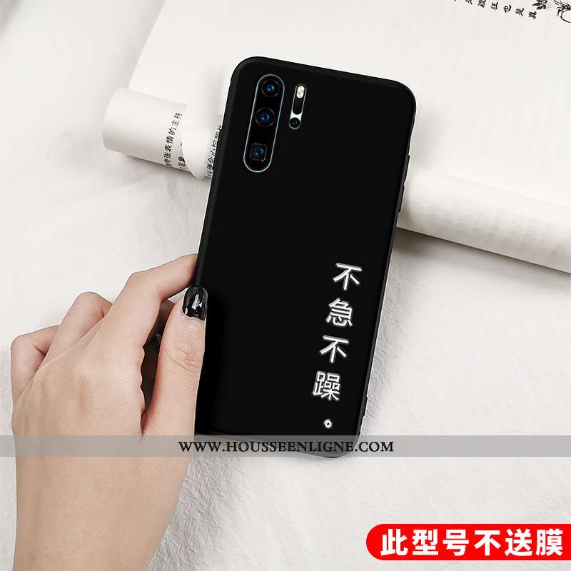 Coque Huawei P30 Pro Tendance Fluide Doux Étui Silicone Incassable Tout Compris Blanche