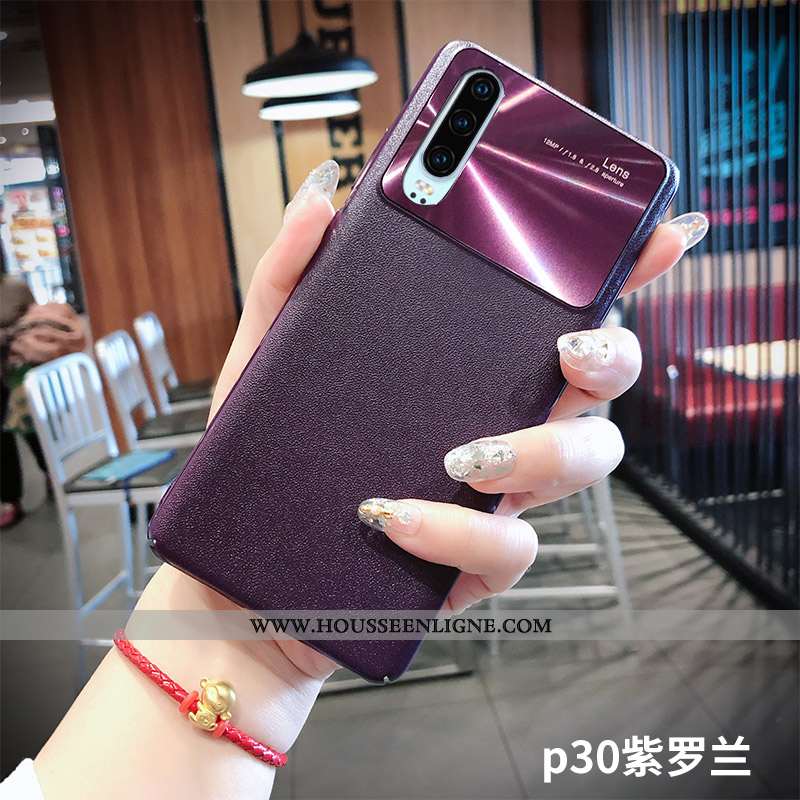 Coque Huawei P30 Ultra Tendance Vent Incassable Étui Tout Compris Légère Orange