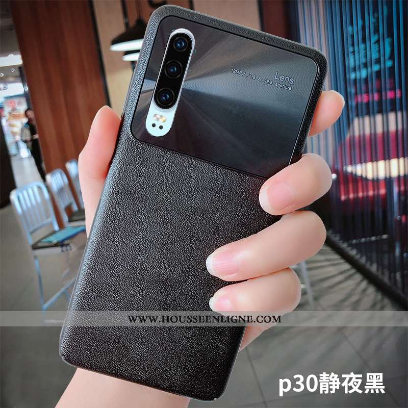 Coque Huawei P30 Ultra Tendance Vent Incassable Étui Tout Compris Légère Orange