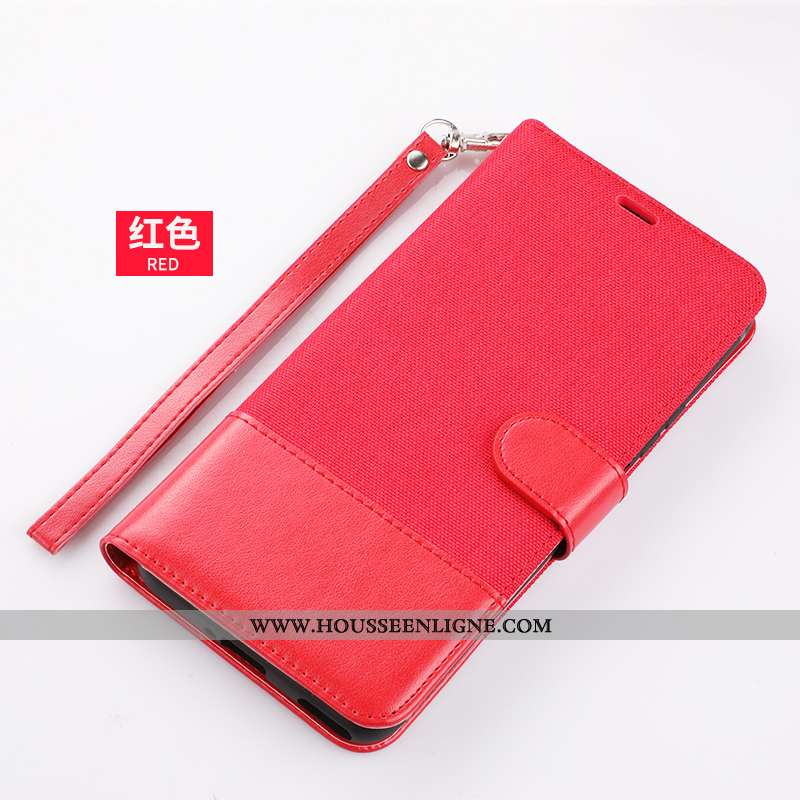 Coque Huawei P40 Cuir Étui Housse Téléphone Portable Tout Compris Incassable Rouge