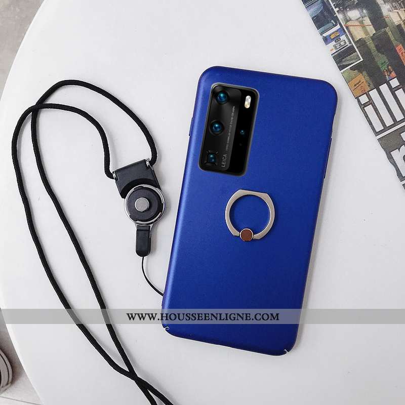 Coque Huawei P40 Délavé En Daim Ornements Suspendus Protection Téléphone Portable Une Agrafe Tout Co