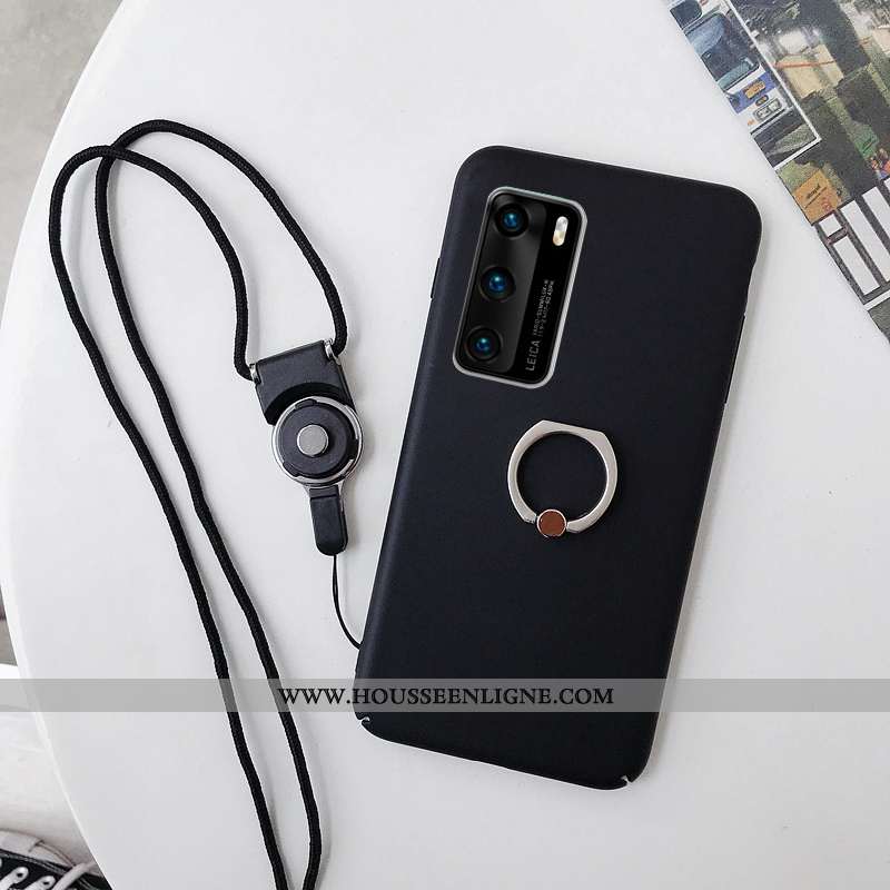 Coque Huawei P40 Délavé En Daim Ornements Suspendus Protection Téléphone Portable Une Agrafe Tout Co