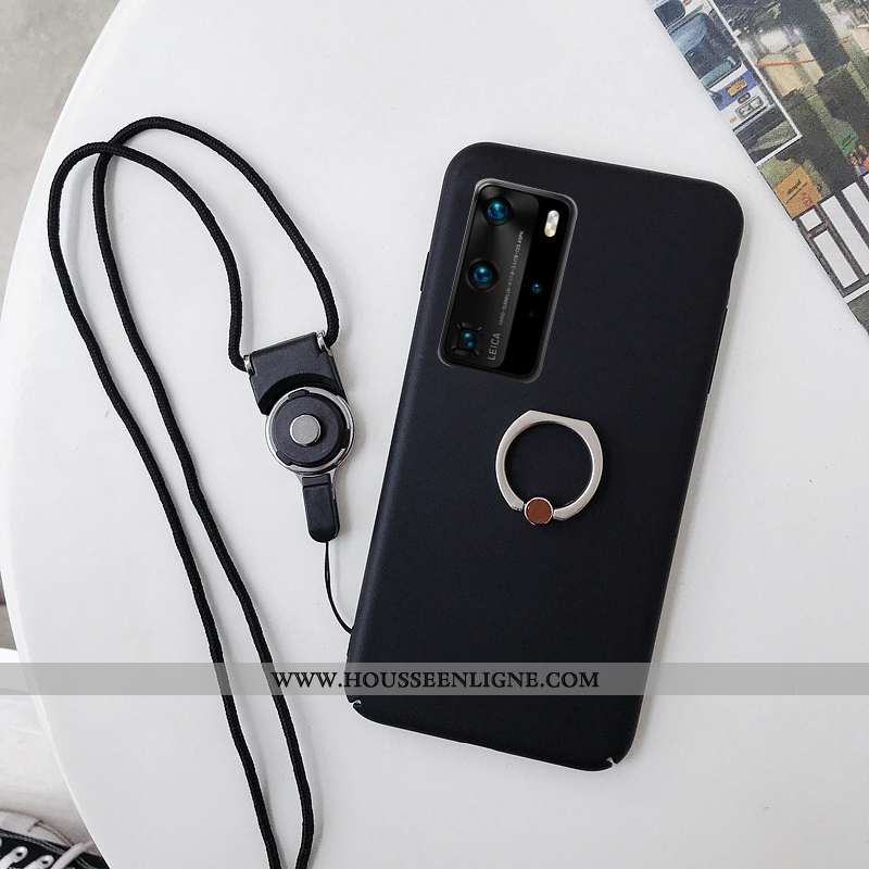 Coque Huawei P40 Délavé En Daim Ornements Suspendus Protection Téléphone Portable Une Agrafe Tout Co