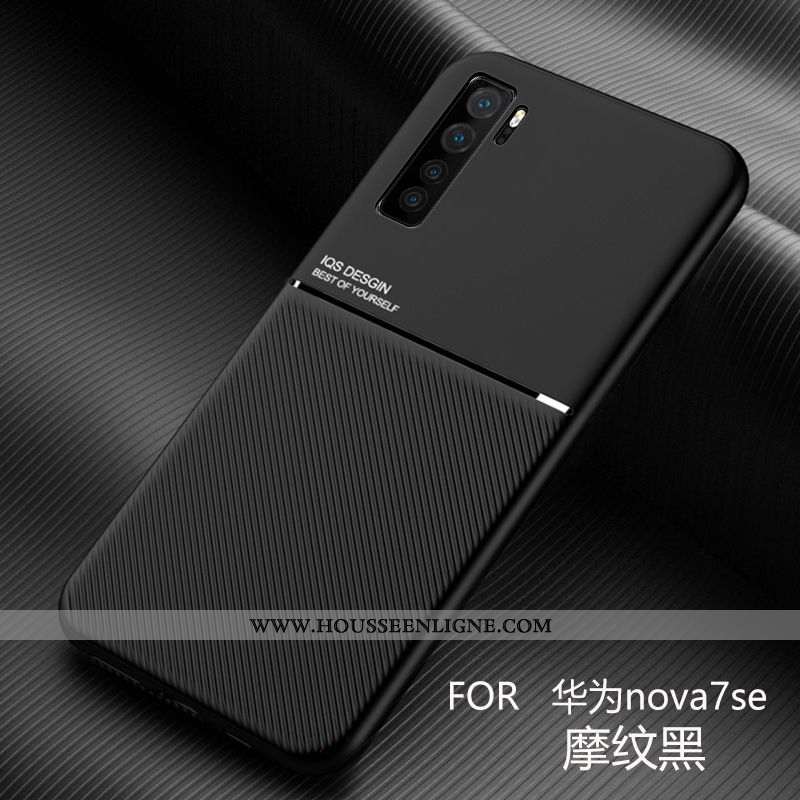 Coque Huawei P40 Lite 5g Cuir Modèle Fleurie Étui À Bord Bleu Fluide Doux