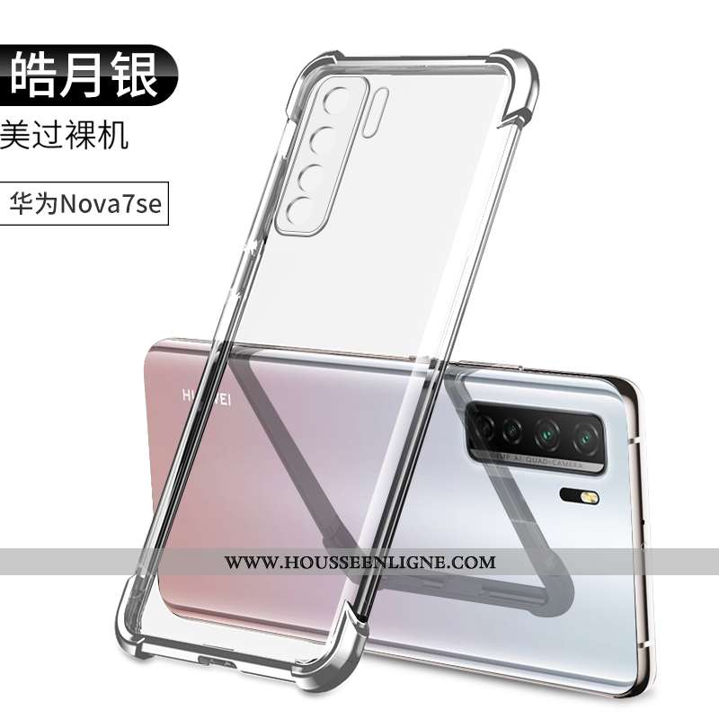 Coque Huawei P40 Lite 5g Fluide Doux Silicone Créatif Rouge Tout Compris Personnalité Net Rouge