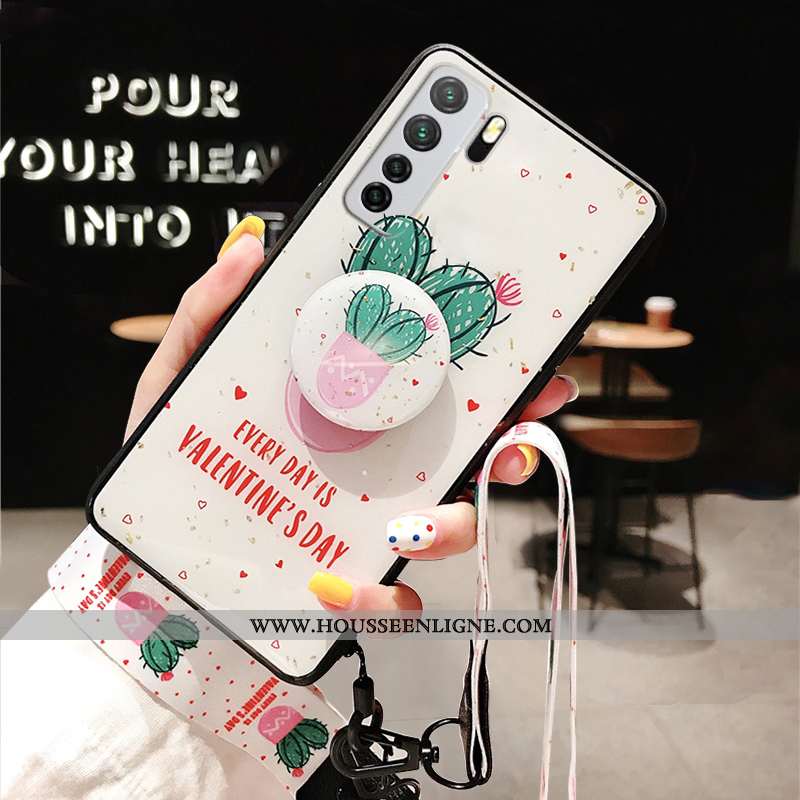 Coque Huawei P40 Lite 5g Fluide Doux Silicone Tout Compris Étui Jaune Protection Net Rouge
