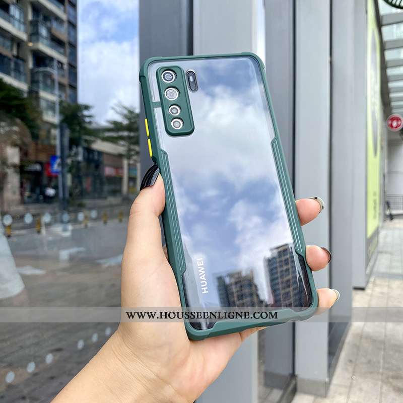 Coque Huawei P40 Lite 5g Mode Transparent Personnalité Tout Compris Net Rouge Silicone Téléphone Por