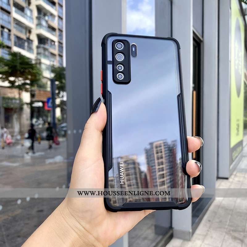 Coque Huawei P40 Lite 5g Mode Transparent Personnalité Tout Compris Net Rouge Silicone Téléphone Por