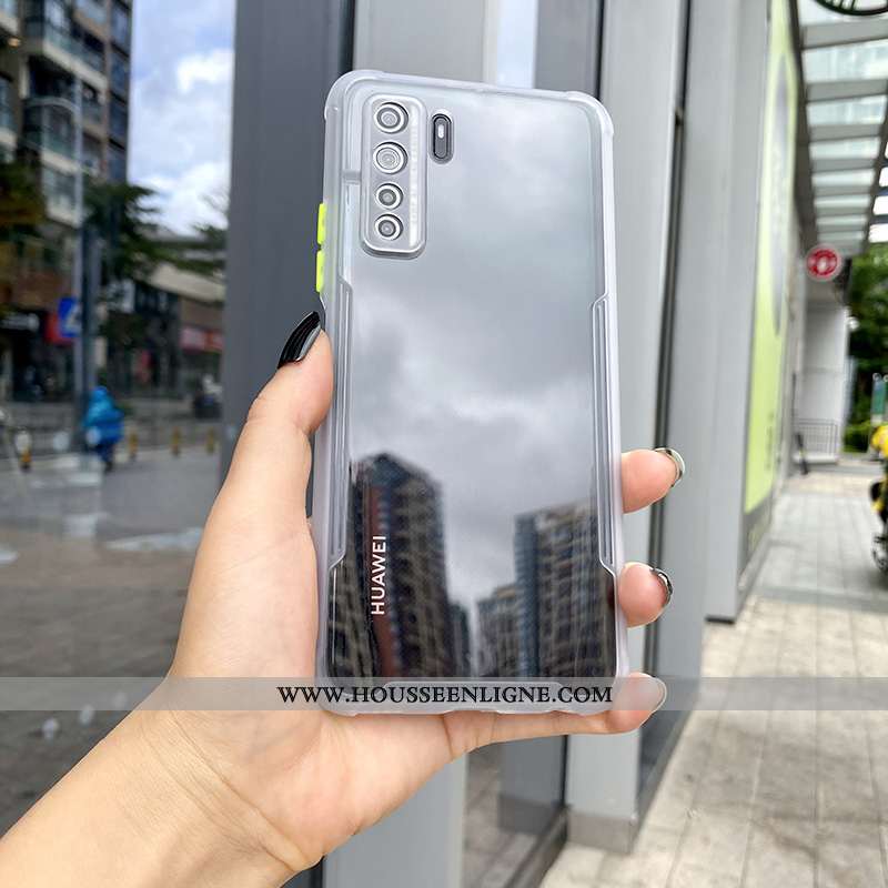 Coque Huawei P40 Lite 5g Mode Transparent Personnalité Tout Compris Net Rouge Silicone Téléphone Por