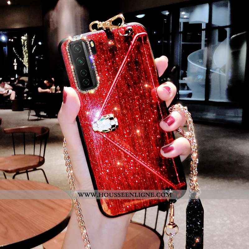 Coque Huawei P40 Lite 5g Personnalité Créatif Incassable Portefeuille Nouveau Net Rouge Silicone Ver