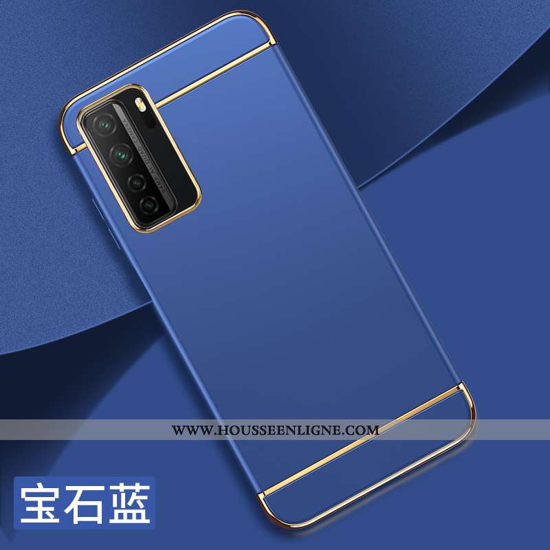 Coque Huawei P40 Lite 5g Protection Délavé En Daim Étui Personnalité Incassable Créatif Noir