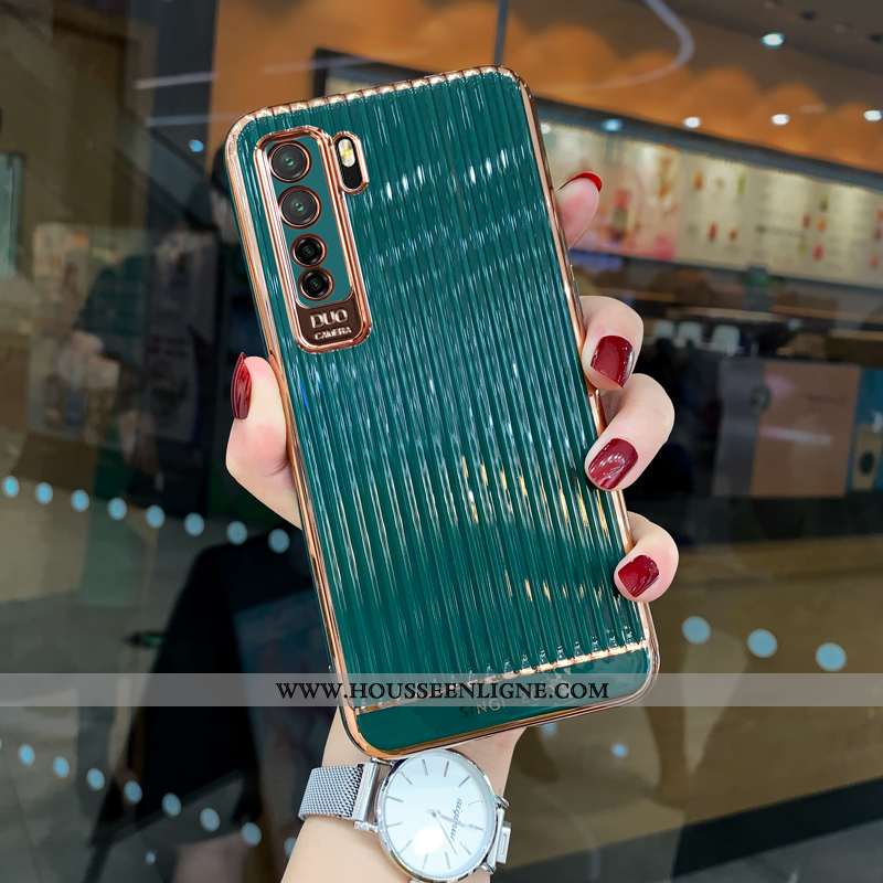 Coque Huawei P40 Lite 5g Silicone Protection Tout Compris Fluide Doux Personnalité Bleu Tendance