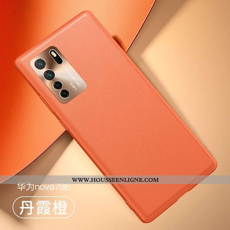 Coque Huawei P40 Lite 5g Tendance Cuir Fluide Doux Créatif Incassable Personnalité Violet